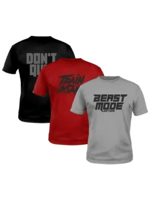 leotude men round neck tshirt (pack of 3)