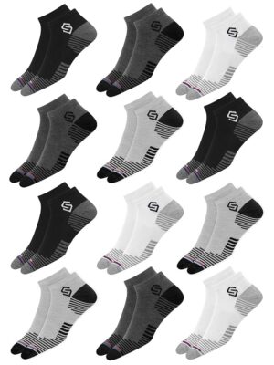 swagr men 12 pairs sports cotton socks