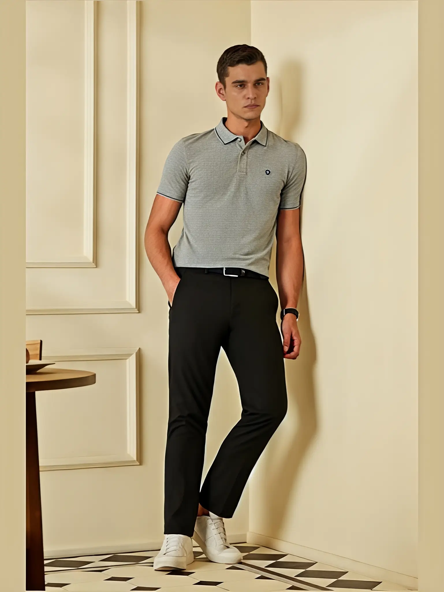 van heusen men cotton solid fit polo t shirt van heusen men cotton solid fit polo t shirt